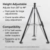 imageCamco EazLift 5th Wheel King Pin Tripod Stabilizer  Features Adjustable Height ampamp 5000 lb Certified Load Capacity  Heavy Duty RV Stabilizer  Folds for Easy RV Storage and Organization 48855Gooseneck Stabilizer Tripod Jack