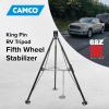 imageCamco EazLift 5th Wheel King Pin Tripod Stabilizer  Features Adjustable Height ampamp 5000 lb Certified Load Capacity  Heavy Duty RV Stabilizer  Folds for Easy RV Storage and Organization 488555th Wheel Stabilizer Tripod Jack