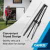 imageCamco EazLift 5th Wheel King Pin Tripod Stabilizer  Features Adjustable Height ampamp 5000 lb Certified Load Capacity  Heavy Duty RV Stabilizer  Folds for Easy RV Storage and Organization 48855Gooseneck Stabilizer Tripod Jack