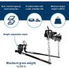 imageCamco EazLift Elite 1000lb Weight Distribution Hitch Kit with Manually Adjusted Sway Control  ReadytoTow with PreInstalled Hitch Ball Sway Control Ball UBolts ampamp Chain Package 480581 000 lb Kit