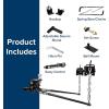 imageCamco EazLift Elite 1000lb Weight Distribution Hitch Kit with Manually Adjusted Sway Control  ReadytoTow with PreInstalled Hitch Ball Sway Control Ball UBolts ampamp Chain Package 480581 000 lb Kit