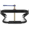 imageCamco EazLift Trailer Tire Leveler  for Light Single Axle Trailers ampamp Load Rating of 2000lb  Features HeavyDuty PowderCoated Steel Design ampamp Embossed Tire Pads for Added Traction 48845