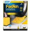 imageCamco FasTen Camper  RV Leveling Blocks  Features Interlocking Design for Customizable Height  Carrying Handle Twists to Secure Blocks for RV Storage  85 x 85 x 1 Yellow 10Pack 44512