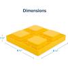 imageCamco Fasten CamperRV Leveling Blocks  Features Interlocking Design for Customizable Height  Carrying Handle Twists to Secure Blocks for RV Storage  Measures 17 x 85 x 1 10Pack 21025Yellow