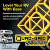 imageCamco Fasten CamperRV Leveling Blocks  Features Interlocking Design for Customizable Height  Carrying Handle Twists to Secure Blocks for RV Storage  Measures 17 x 85 x 1 10Pack 21025Yellow