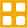 imageCamco Fasten CamperRV Leveling Blocks  Features Interlocking Design for Customizable Height  Carrying Handle Twists to Secure Blocks for RV Storage  Measures 17 x 85 x 1 10Pack 21025Yellow