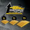 imageCamco Fasten CamperRV Leveling Blocks  Features Interlocking Design for Customizable Height  Carrying Handle Twists to Secure Blocks for RV Storage  Measures 17 x 85 x 1 10Pack 21025Yellow