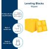 imageCamco Fasten CamperRV Leveling Blocks  Features Interlocking Design for Customizable Height  Carrying Handle Twists to Secure Blocks for RV Storage  Measures 17 x 85 x 1 10Pack 21025Yellow