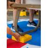 imageCamco Fasten CamperRV Leveling Blocks  Features Interlocking Design for Customizable Height  Carrying Handle Twists to Secure Blocks for RV Storage  Measures 17 x 85 x 1 10Pack 21025Yellow