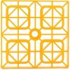 imageCamco Fasten CamperRV Leveling Blocks  Features Interlocking Design for Customizable Height  Carrying Handle Twists to Secure Blocks for RV Storage  Measures 17 x 85 x 1 10Pack 21025Yellow