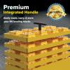 imageCamco Fasten CamperRV Leveling Blocks  Features Interlocking Design for Customizable Height  Carrying Handle Twists to Secure Blocks for RV Storage  Measures 17 x 85 x 1 10Pack 21025Yellow