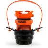 imageCamco Flexible 3in1 RV Sewer Hose Adapter ampamp Drain Seal  Easily Connect Your Camper Sewer Hose to 3 3 12 or 4 inch Inlets Even with Damaged Threads  Features RhinoExtreme Hose and Handle 39319Standard