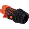 imageCamco Flexible 3in1 RV Sewer Hose Adapter ampamp Drain Seal  Easily Connect Your Camper Sewer Hose to 3 3 12 or 4 inch Inlets Even with Damaged Threads  Features RhinoExtreme Hose and Handle 39319Standard