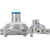 imageCamco Horizontal Two Stage Propane Regulator  Compatible with 20 lb or 30 lb Propane Tanks with ACME Threads  14inch Female NPT inlet and 38inch Female NPT outlet 59323Horizontal Mount without POL