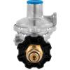 imageCamco Horizontal Two Stage Propane Regulator  Compatible with 20 lb or 30 lb Propane Tanks with ACME Threads  14inch Female NPT inlet and 38inch Female NPT outlet 59323Horizontal Mount with POL