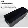 imageCamco Large Battery Box with Straps and Hardware  Group 27 30 31 Safely Stores RV Automotive and Marine Batteries  Measures Inside 714quot x 1314quot x 858quot  55373 BlackFrustration Free Packaging