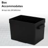 imageCamco Large Battery Box with Straps and Hardware  Group 27 30 31 Safely Stores RV Automotive and Marine Batteries  Measures Inside 714quot x 1314quot x 858quot  55373 BlackFrustration Free Packaging