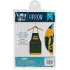 imageCamco Life is Better at The Campsite Adjustable Apron  Features a Truck and TreeThemed Design Made Entirely of Cotton and is Machine Washable 53258Green Grid