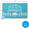 imageCamco Life is Better at The Campsite AntiFatigue Kitchen Mat Map Design  Reduces Discomfort While Standing for Extended Periods  Features a NonSlip Surface 53436Sketch Design