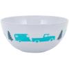 imageCamco Life is Better at The Campsite Bowl White with Teal and Navy Retro RV Trailer and Camper Print  Great for Cereal Fruit and Desert BPA Free Melamine53225Teal