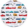 imageCamco Life is Better at The Campsite Bowl White with Teal and Navy Retro RV Trailer and Camper Print  Great for Cereal Fruit and Desert BPA Free Melamine53225RV Print
