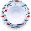imageCamco Life is Better at The Campsite Bowl White with Teal and Navy Retro RV Trailer and Camper Print  Great for Cereal Fruit and Desert BPA Free Melamine53225White