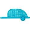 imageCamco Life is Better at The Campsite RVShaped Pot Drainer  Features a Handle for Safe and Easy Draining an EasytoClean Durable Teal Design and is Dishwasher Safe 53385
