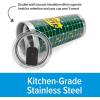 imageCamco Life is Better at The Campsite Tumbler  Heavy Duty Double Wall Vacuum Insulation  Crafted of 188 Stainless Steel  Unique Life is Better at The Campsite Design on Coral Pink  20oz 53061Retro Yellow  Green Grid