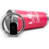 imageCamco Life is Better at The Campsite Tumbler  Heavy Duty Double Wall Vacuum Insulation  Crafted of 188 Stainless Steel  Unique Life is Better at The Campsite Design on Coral Pink  20oz 53061Coral Pink