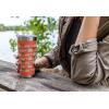 imageCamco Life is Better at The Campsite Tumbler  Heavy Duty Double Wall Vacuum Insulation  Crafted of 188 Stainless Steel  Unique Life is Better at The Campsite Design on Coral Pink  20oz 53061Pink wPalm Trees  RV Design