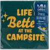imageCamco Life is Better at the Campsite Paper Napkins Dark Green  6 12quot x 6 12quot  30 count 53495Standard Pack of 2
