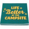 imageCamco Life is Better at the Campsite Paper Napkins Dark Green  6 12quot x 6 12quot  30 count 53495Standard Pack of 2