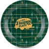 imageCamco Life is Better at the Campsite Paper Plates  9Inch  Green Grid 25Count 534929 Pack of 2