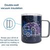 imageCamco Life is Better at the Campsite Stainless Steel Mug with Lid  White RV Constellation Design on Navy Frost Background  14oz 53310