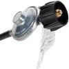 imageCamco Low Pressure Gas Regulator with 6 Hose and Female Quick Connect x Acme Nut Simple and Quick Install  Use with Low Pressure Gas Appliances 57629Regulator with 8 Hose