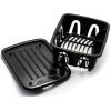 imageCamco Mini Dish Drainer and Tray  Fits RV Sinks and Small Counter Spaces  Durable HeavyDuty Construction  Black 43512OneSize