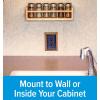 imageCamco Mountable Spice Rack  Made of Durable Wood Construction  Includes All mounting Hardware 53099