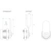 imageCamco Offset Cam Lock  Features an Easy Turn ThumbOperated Style Lock Includes a 58Inch Offset and a Straight CAM and Designed for NewReplacement Installations on RVs Boats and More 4433378 Inch