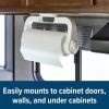 imageCamco Paper Towel Holder  Ideal for Compact Areas  Features Mountable Design and Adjustable Side Knob  White 57114