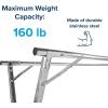 imageCamco Portable Clothes Drying Rack  Features 3 Horizontal Drying Rods  Extend from 60inches to 95inches Long to Provide Plenty of Drying Space  Light Weight Stainless Steel 51339