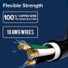 imageCamco Power Grip 50Ft 30 Amp RV Extension Cord w90 Locking End  Rated for 125V  3750W  Features Threaded Locking Ring for Weatherproof Connection ampamp 10Gauge Copper Wire 5552525Foot