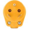 imageCamco Power Grip RV Mini Replacement Plug  Attach 30 Amp RV Plug to Existing 30 Amp RV Extension Cord  Features Ergonomic Designed Handle for Easy Gripping Rated for 125 V3750 W 55283
