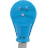 imageCamco PowerGrip Dogbone Adapter  Features HeavyDuty PVC Sheath Construction a 15AMP Male and a 50AMP Female Connection and is Rated for 125 Volts 55446