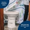 imageCamco Premium Ceramic CamperRV Toilet  Features Gravity Flush System wConvenient Foot Pedal  FullSized Ergonomic Design w18quot Chair Height  SoftClose Wood Seat ampamp Lid  White 41710Bone