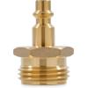 imageCamco RV Blowout Plug for Winterization  Features Brass Quick ConnectAids for Easy Attachment  Essential RV Winterization Tool Prevents Freeze Damage 36143