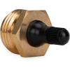 imageCamco RV Brass Blow Out Plug  Essential RV Winterizing Tool  HeavyDuty Brass Construction  Helps Clear Your Water Lines During RV Winterization and Dewinterization 36153Brass