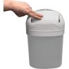 imageCamco RV Cabinet Mount Trash Can  Ideal for Tight Spaces in RVs Boats Dorms Kitchens Bathrooms Laundry Rooms and More  SpringTop Lid  3Quart White 439615Quart