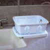 imageCamco RV Mini Dish Drainer ampamp Tray  Features a Sloped Drain Tray Design HeavyDuty Construction and is Ideal for Small Spaces Apartments Boats and More  White 43511One Size