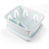 imageCamco RV Mini Dish Drainer ampamp Tray  Features a Sloped Drain Tray Design HeavyDuty Construction and is Ideal for Small Spaces Apartments Boats and More  White 43511One Size