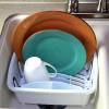 imageCamco RV Mini Dish Drainer ampamp Tray  Features a Sloped Drain Tray Design HeavyDuty Construction and is Ideal for Small Spaces Apartments Boats and More  White 43511One Size